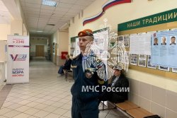 Сотрудники и курсанты Академии обеспечили пожарную безопасность в период выборов мэра Москвы